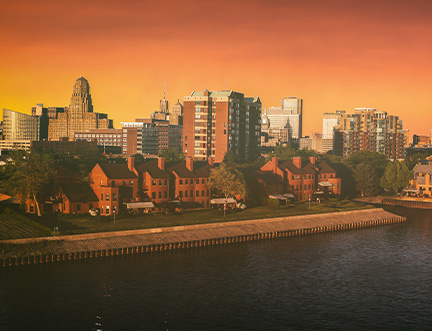 Buffalo, NY skyline