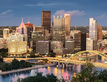 Pittsburgh, PA skyline